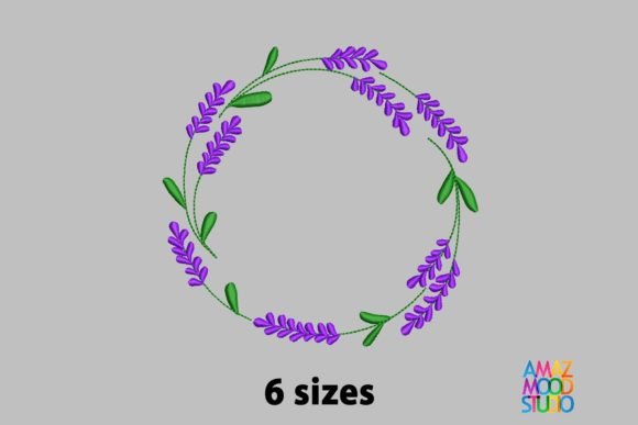 Floral Lavender Frame