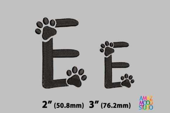 Letter E Paws Monogram Review