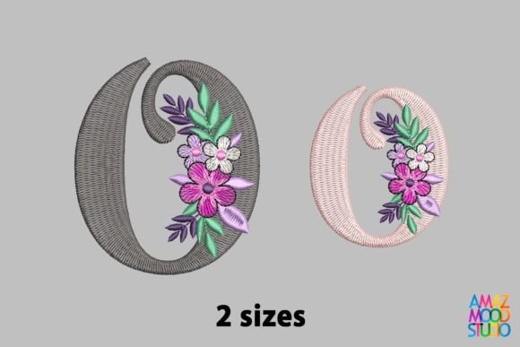 Letter O Floral Monogram Review