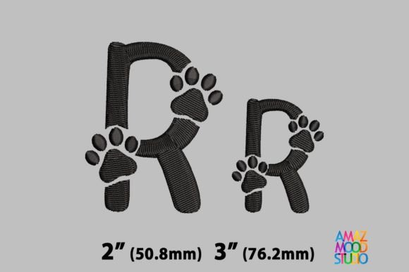 Letter R Paws Monogram Review