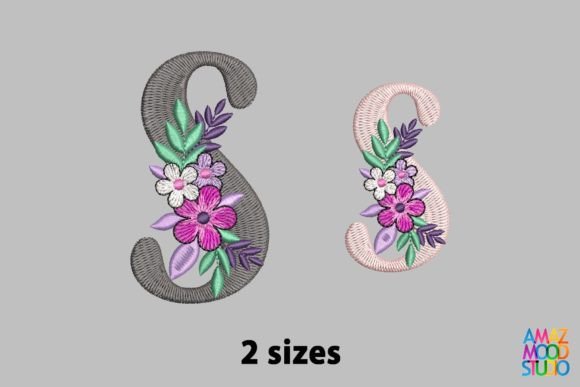 Letter S Floral Monogram Review
