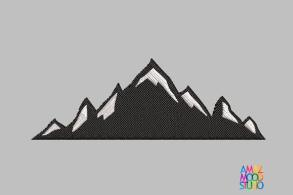 Mountain 3: A Travel-Inspired Embroidery Gem